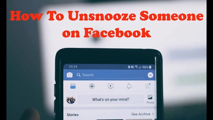 Unsnooze Someone On Facebook